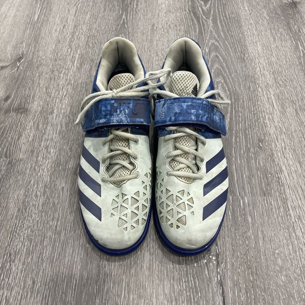 Adidas Men's Powerlift 3 Vapor Green/Blue Unity Ink Weightlifting Shoes Size 11